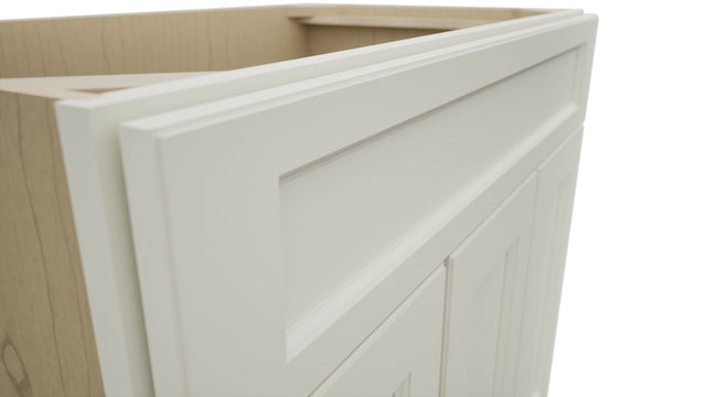 Fabuwood Fusion Dove VSD42 Vanity Combo Cabinet, Detail View