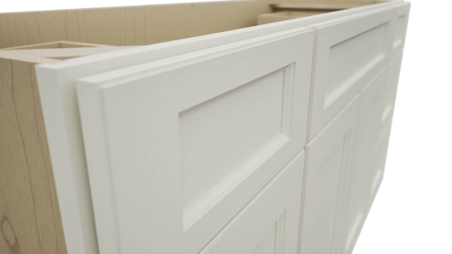 Fabuwood Fusion Dove VSD60SINGLE Vanity Combo Cabinet, Detail View