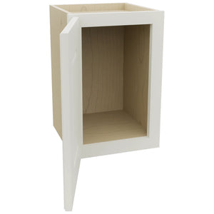 Fabuwood Fusion Dove W1218 Wall Standard Cabinet, Open View