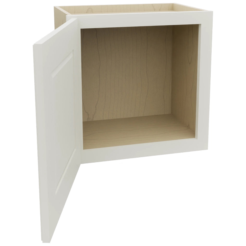 Fabuwood Fusion Dove W1818 Wall Standard Cabinet, Open View