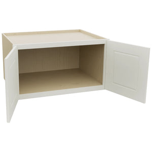 Fabuwood Fusion Dove W331824 Wall Deep Cabinet, Open View
