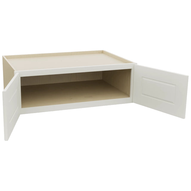Fabuwood Fusion Dove W361224 Wall Deep Cabinet, Open View