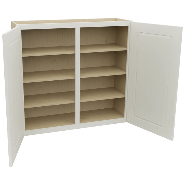 Fabuwood Fusion Dove W3936 Wall Standard Cabinet, Open View