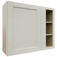Fabuwood Fusion Dove WBC3630 Wall Corner Blind Cabinet, Front View