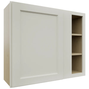 Fabuwood Fusion Dove WBC3630 Wall Corner Blind Cabinet, Front View