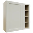 Fabuwood Fusion Dove WBC3636 Wall Corner Blind Cabinet, Front View