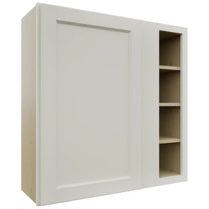 Fabuwood Fusion Dove WBC3636 Wall Corner Blind Cabinet, Front View