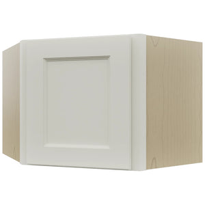 Fabuwood Fusion Dove WDC2418 Wall Corner Diagonal Cabinet, Front View