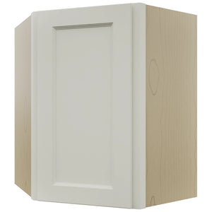 Fabuwood Fusion Dove WDC2430 Wall Corner Diagonal Cabinet, Front View