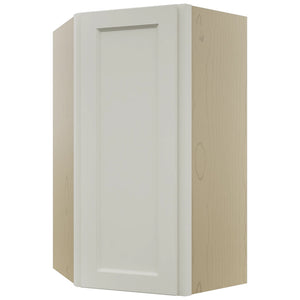 Fabuwood Fusion Dove WDC2442 Wall Corner Diagonal Cabinet, Front View