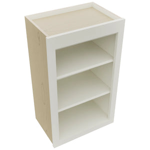 Fabuwood Fusion Dove WOS1830 Wall Open Shelf, Top View