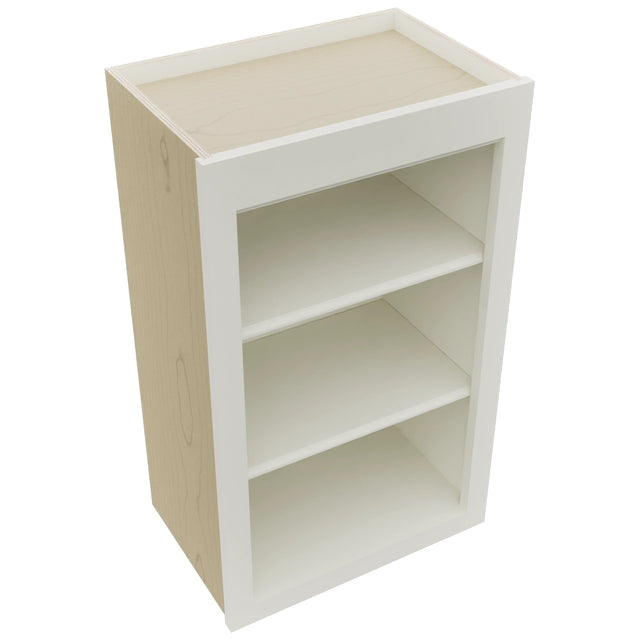 Fabuwood Fusion Dove WOS1830 Wall Open Shelf, Top View