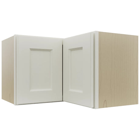 Fabuwood Fusion Dove WPC2415 Wall Corner Pie Cabinet, Front View