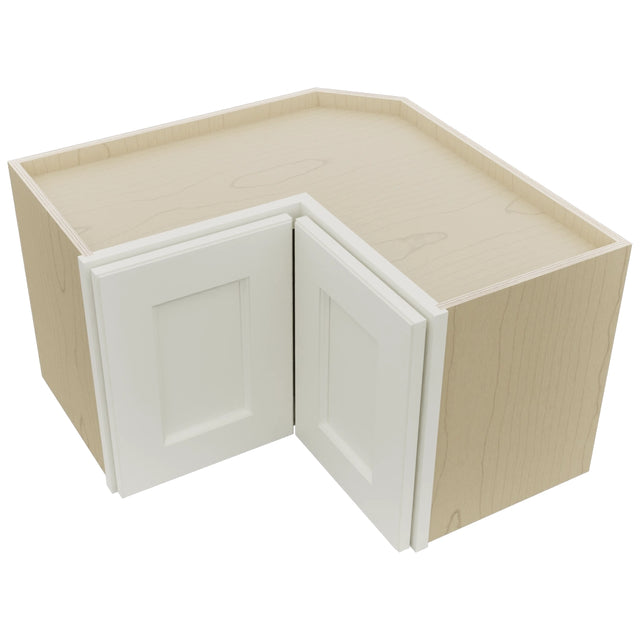 Fabuwood Fusion Dove WPC2415 Wall Corner Pie Cabinet, Top View