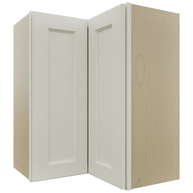 Fabuwood Fusion Dove WPC2430 Wall Corner Pie Cabinet, Front View