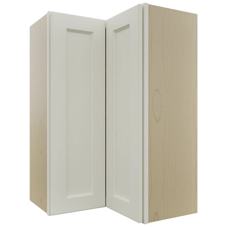 Fabuwood Fusion Dove WPC2436 Wall Corner Pie Cabinet, Front View