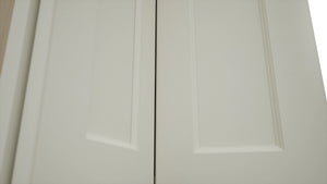 Fabuwood Fusion Dove WPC2436 Wall Corner Pie Cabinet, Detail View