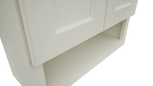 Fabuwood Fusion Dove WVS2430 Vanity Wall Storage, Detail View