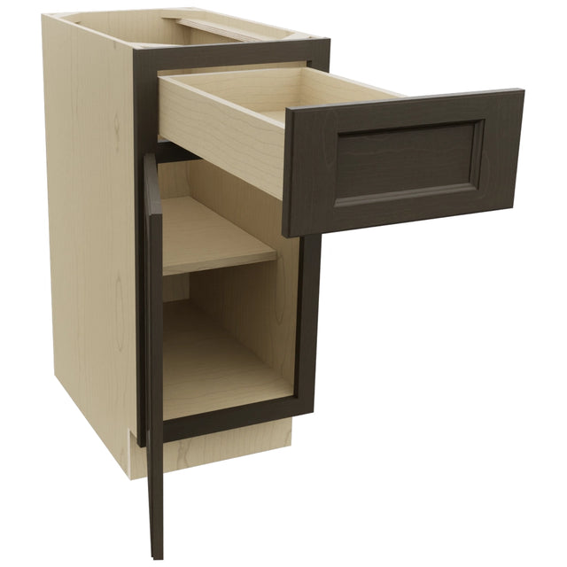 Fabuwood Fusion Kona B15 Base Standard Cabinet, Open View