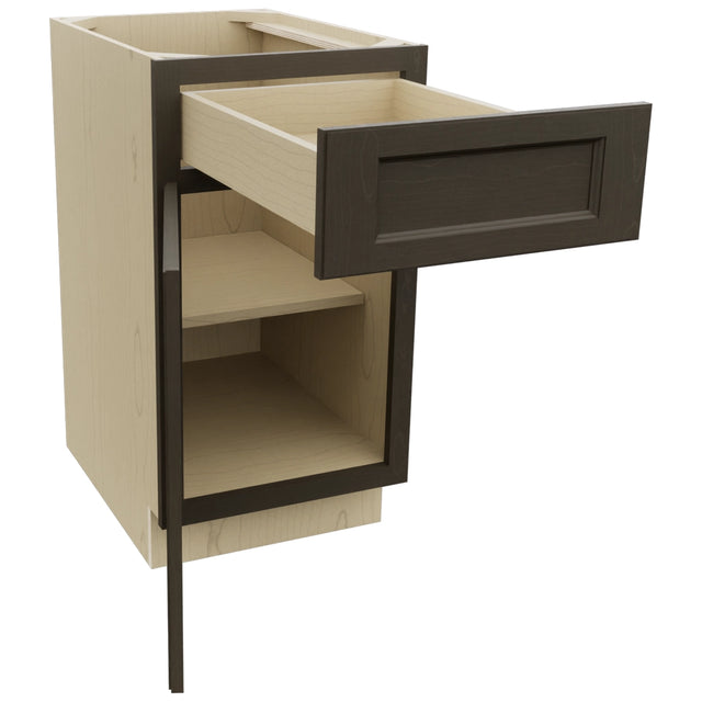Fabuwood Fusion Kona B18 Base Standard Cabinet, Open View