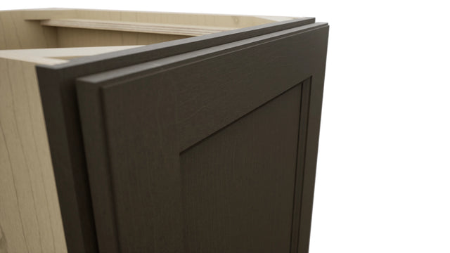 Fabuwood Fusion Kona B18FD Base Full Door Cabinet, Detail View