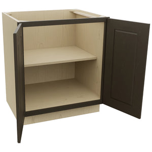 Fabuwood Fusion Kona B30FD Base Full Door Cabinet, Open View