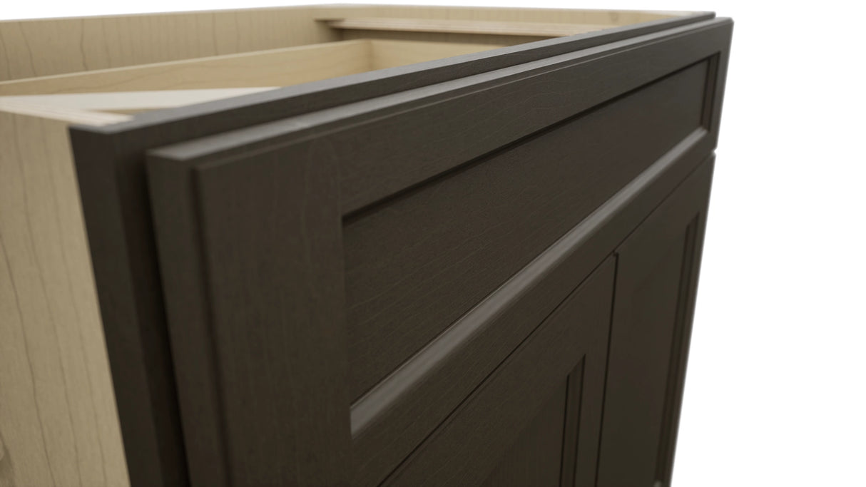 Fabuwood Fusion Kona B36SDF Base Standard Cabinet, Detail View