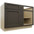 Fabuwood Fusion Kona BLB48/51 Base Corner Blind Cabinet, Front View