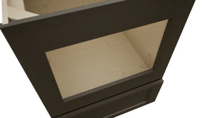 Fabuwood Fusion Kona BMC24 Base Microwave Cabinet, Detail View