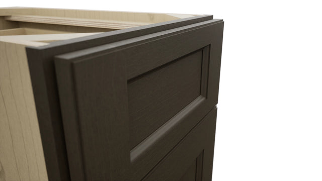 Fabuwood Fusion Kona DB15 Base 3 Drawers Cabinet, Detail View