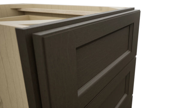 Fabuwood Fusion Kona DB18-4 Base 4 Drawers Cabinet, Detail View