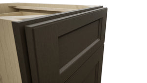Fabuwood Fusion Kona DB18 Base 3 Drawers Cabinet, Detail View