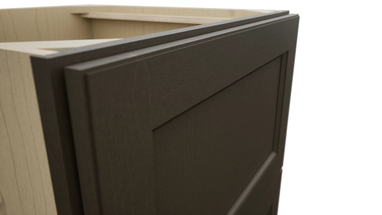 Fabuwood Fusion Kona DB24-2 Base 2 Drawers Cabinet, Detail View