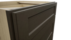Fabuwood Fusion Kona DB27 Base 3 Drawers Cabinet, Detail View