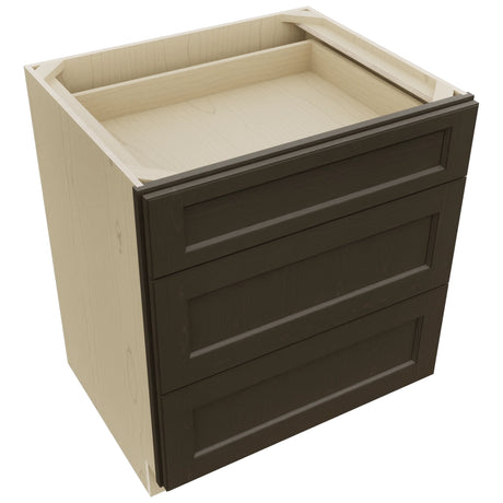 Fabuwood Fusion Kona DB30 Base 3 Drawers Cabinet, Top View