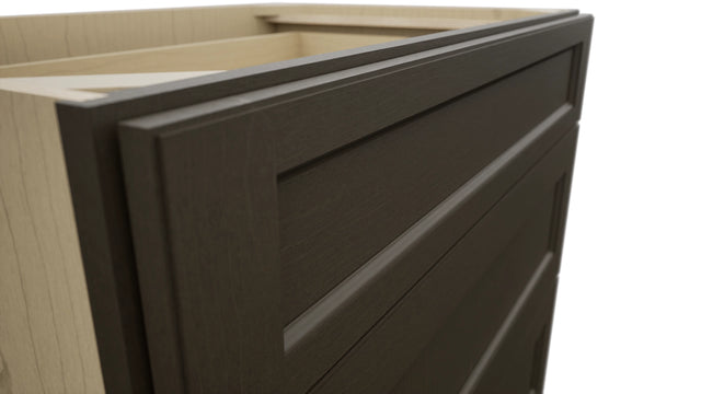 Fabuwood Fusion Kona DB36 Base 3 Drawers Cabinet, Detail View