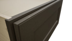 Fabuwood Fusion Kona DBS24 Base Bench Seat Cabinet, Detail View