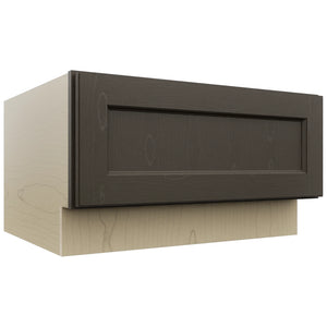 Fabuwood Fusion Kona DBS30 Base Bench Seat Cabinet, Front View