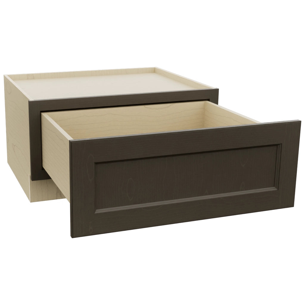 Fabuwood Fusion Kona DBS30 Base Bench Seat Cabinet, Open View