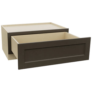 Fabuwood Fusion Kona DBS36 Base Bench Seat Cabinet, Open View