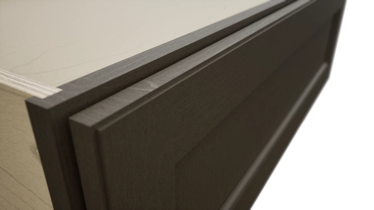 Fabuwood Fusion Kona DBS36 Base Bench Seat Cabinet, Detail View