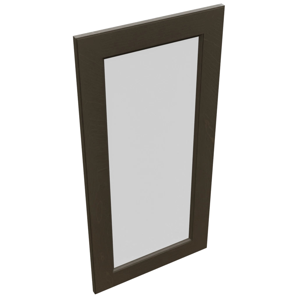 Fabuwood Fusion Kona DS GDW1836 Wall Glass Door, Top View
