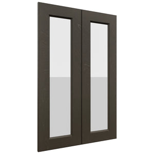Fabuwood Fusion Kona DS GDW2436 Wall Glass Door, Front View