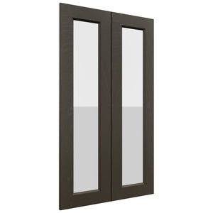 Fabuwood Fusion Kona DS GDW2442 Wall Glass Door, Front View