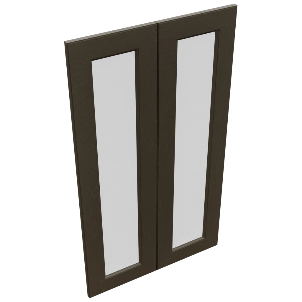 Fabuwood Fusion Kona DS GDW2442 Wall Glass Door, Top View