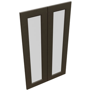 Fabuwood Fusion Kona DS GDW2442 Wall Glass Door, Top View