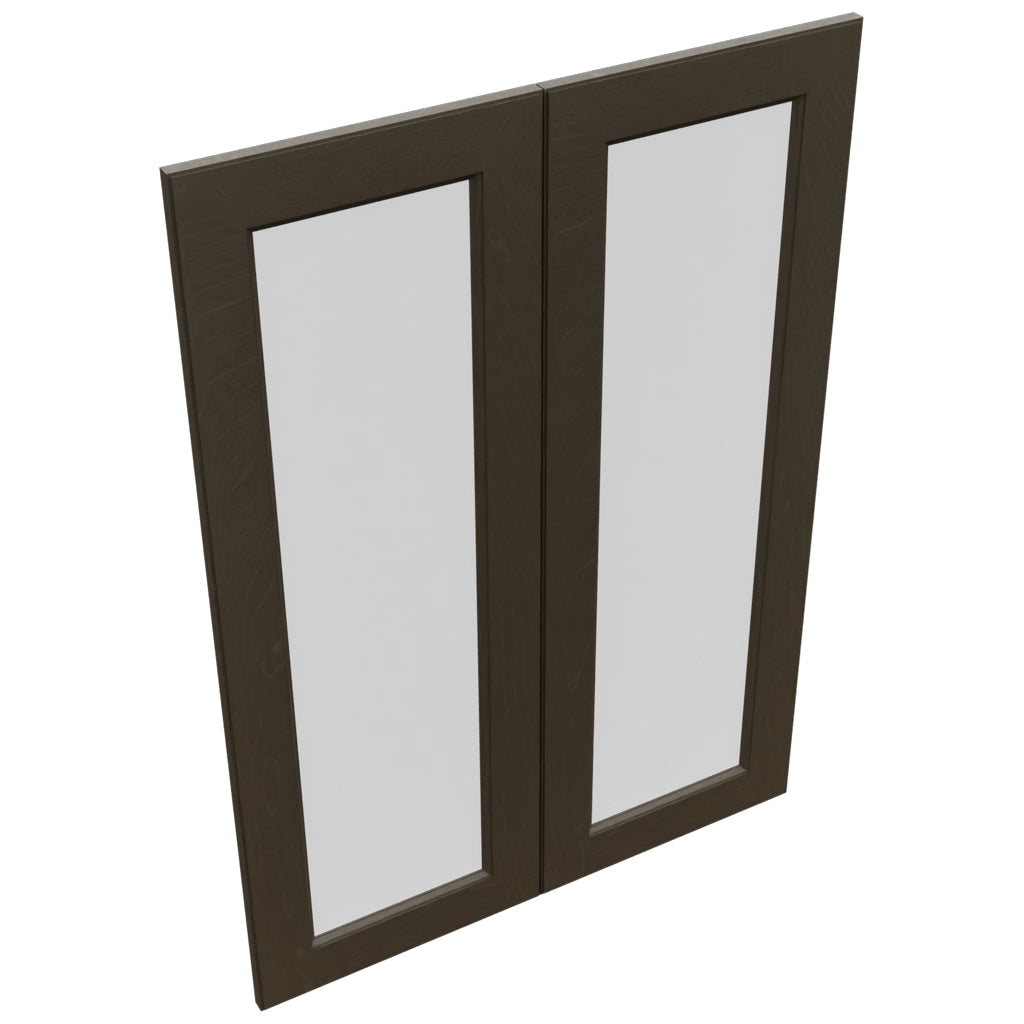 Fabuwood Fusion Kona DS GDW3042 Wall Glass Door, Top View