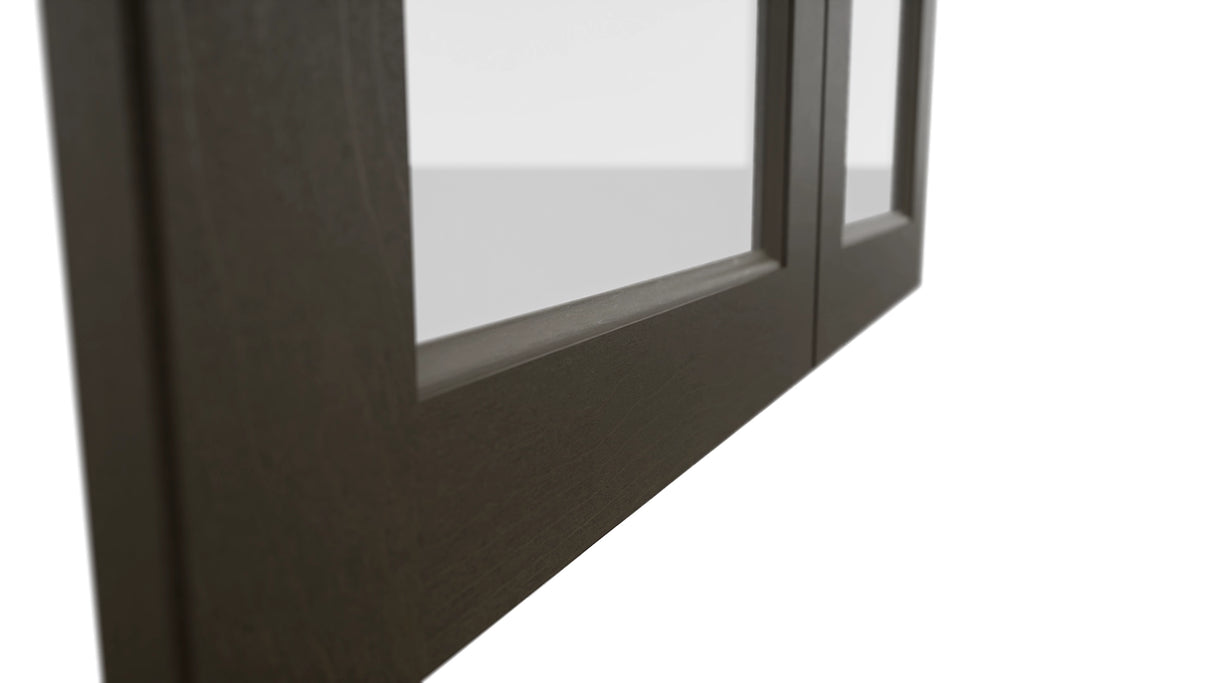 Fabuwood Fusion Kona DS GDW3630 Wall Glass Door, Detail View