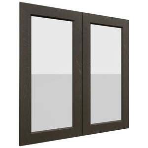 Fabuwood Fusion Kona DS GDW3636 Wall Glass Door, Front View