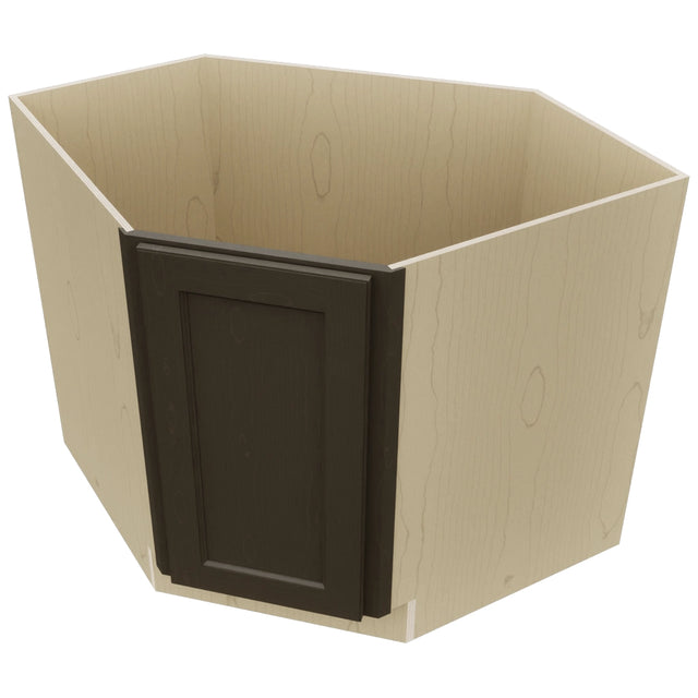Fabuwood Fusion Kona DSB36FD Base Corner Diagonal Sink Cabinet, Top View